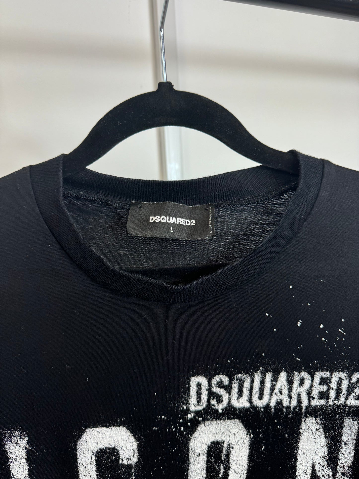 Dsquared2 Cool Fit Paint Splatter T-shirt