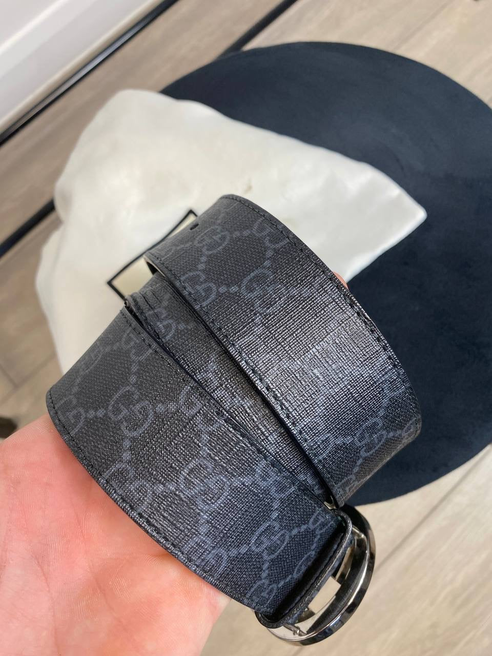 Gucci GG Monogram Supreme Belt