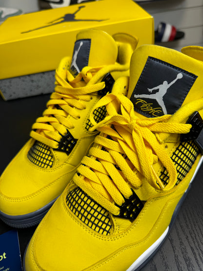 Nike Air Jordan 4 Yellow Lightning